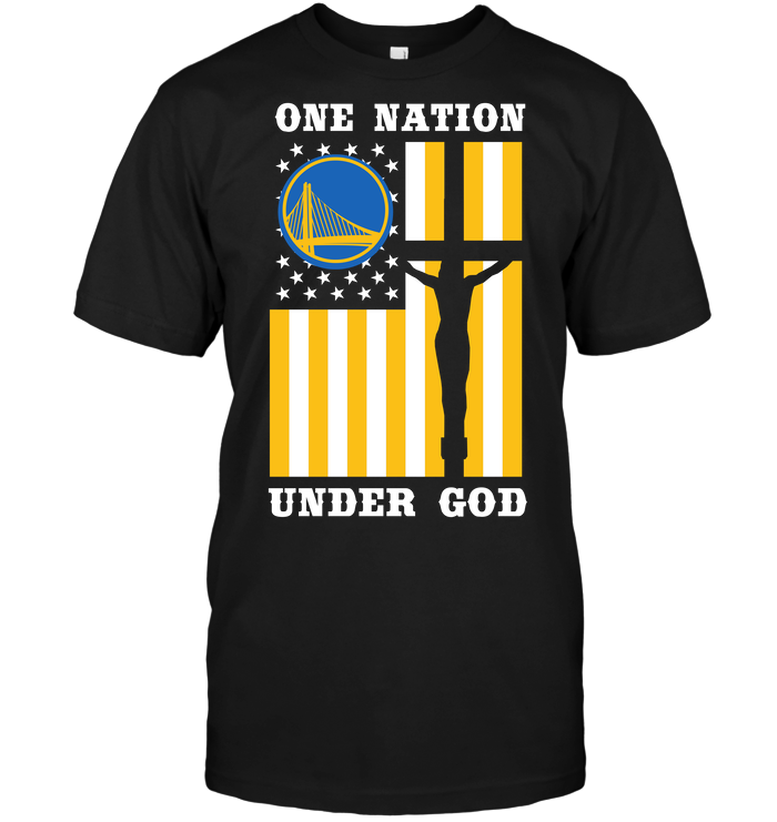Golden State Warriors "one Nation Under God" Patriotic T-Shirt